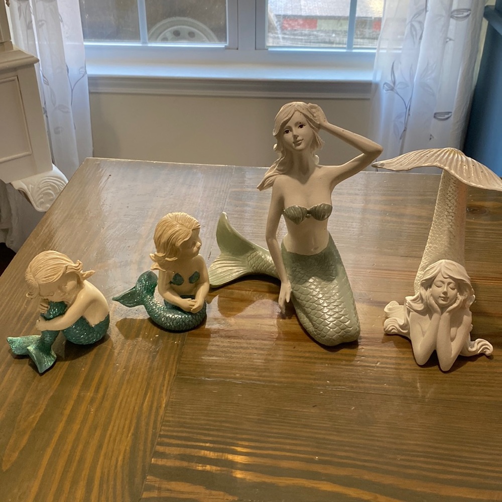Mermaid figurines